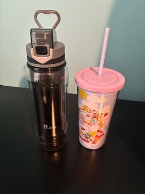 Strawberry shortcake cup with bubba tumbler